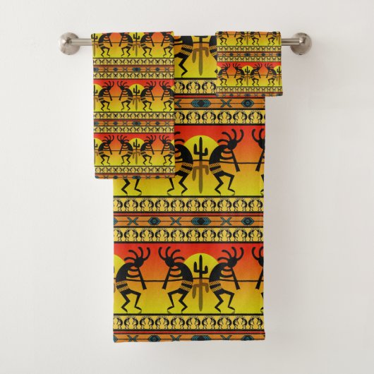 Kokopelli Cactus Motif Sud-ouest (En situation)