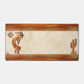 Kokopelli, Cuivre Du Sud-Ouest Et Cactus (Recto)