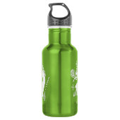 Kokopelli découpant la bouteille d'eau 18oz (Dos)