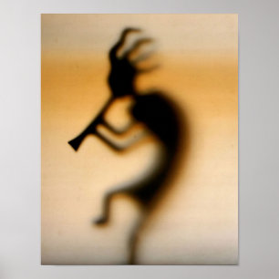 Kokopelli Deity of Good Times Poster