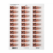Kokopelli Desert Landscape Return Label (Full Sheet)