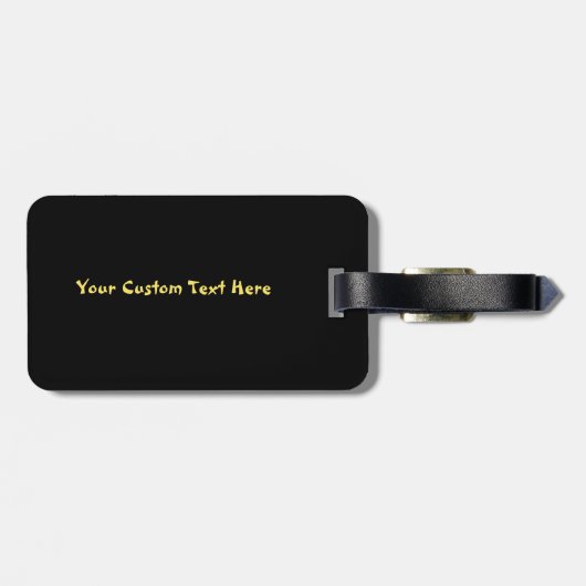 Kokopelli Desert Sunset Custom Bagagelabel (Achterkant horizontaal)