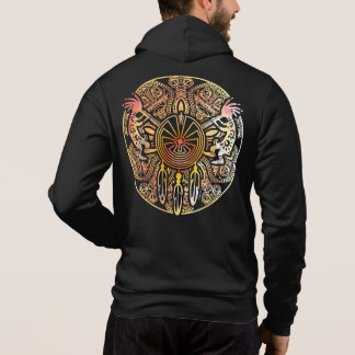 Kokopelli Duo - Man in het doolhof - Dreamcatcher Hoodie