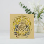 Kokopelli Duo - Man in het doolhof - zo 1 Kaart (Staand voorkant)