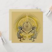 Kokopelli Duo - Man in het doolhof - zo 1 Kaart (Voorkant / Achterkant in situ)