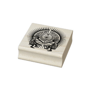 Kokopelli Duo - Man in het doolhof - zo 1 Rubberstempel