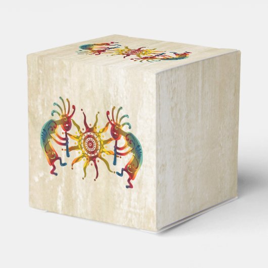 KOKOPELLI DUO SUN en uw ideeën Bedankdoosjes (Achterkant)