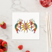 KOKOPELLI DUO SUN en uw ideeën Servetten (Insitu)