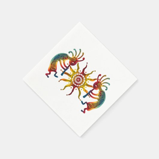 KOKOPELLI DUO SUN en uw ideeën Servetten (Hoek)