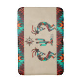Kokopelli en cactus badmat (Voorkant Verticaal)