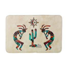 Kokopelli en cactus badmat