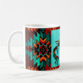 Kokopelli en cactus koffiemok (Links)