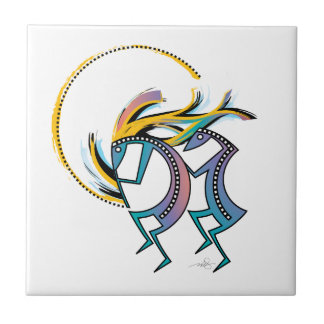 Kokopelli en Kokopelli Mana Tegeltje