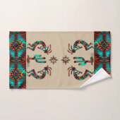 Kokopelli Et Cactus (Serviette à main)