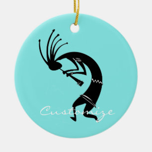 Kokopelli flute player Thunder_Cove Keramisch Ornament