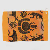 KOKOPELLI GOLFHANDDOEK (Horizontaal)