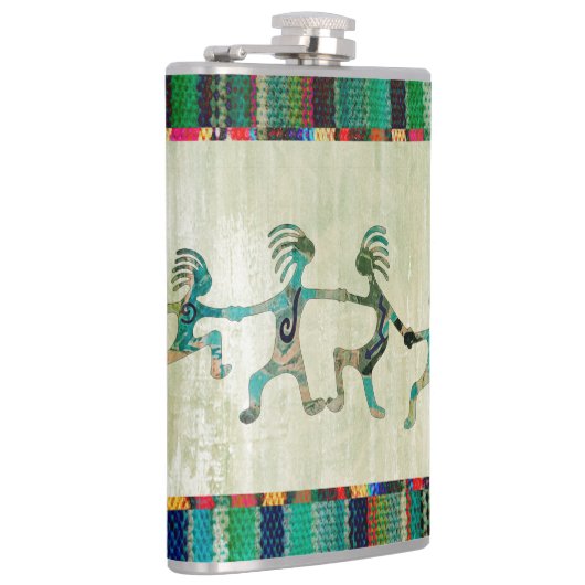 KOKOPELLI grappig vertrouwd met uw ideeën Heupfles (Rechts)