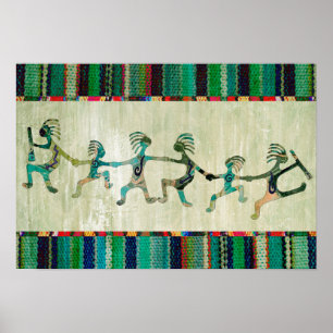 KOKOPELLI grappig vertrouwd met uw ideeën Poster