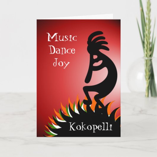 Kokopelli Kaart (Voorkant)