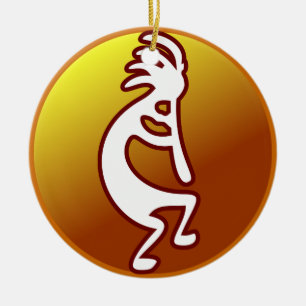 Kokopelli Keramisch Ornament