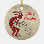 Kokopelli-keramische keramiek keramisch ornament (Voorkant)