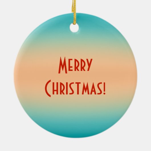 Kokopelli-kerstversiering Keramisch Ornament (Achterkant)