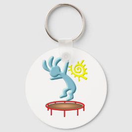 Kokopelli Kinder trampoline Sleutelhanger