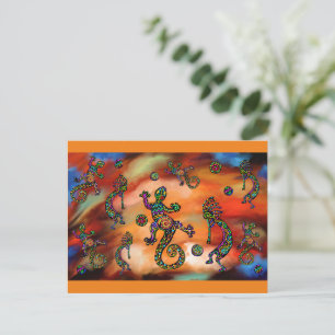 Kokopelli Kunst Briefkaart
