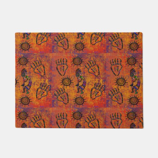 Kokopelli Kunst Deurmat (Voorkant)