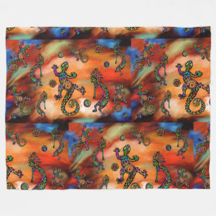 Kokopelli-kunst fleece deken