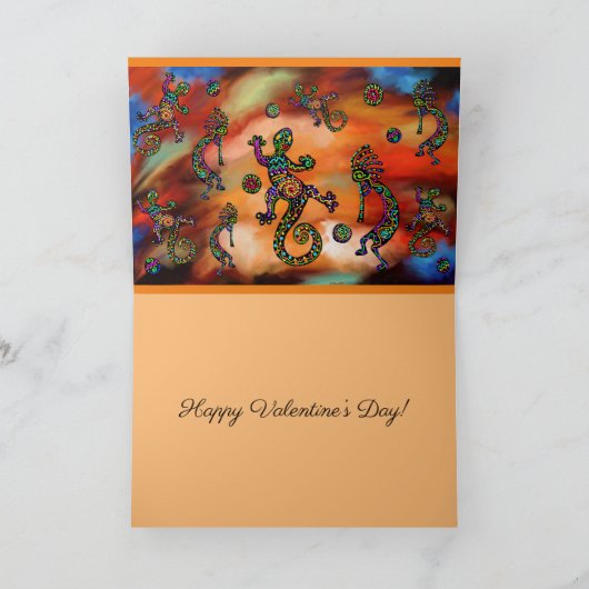 Kokopelli Kunst Kaart (Binnen)