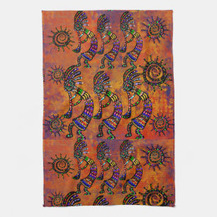 Kokopelli Kunst Keukenhanddoek