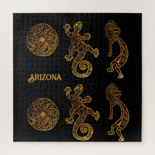 Kokopelli-kunst Legpuzzel