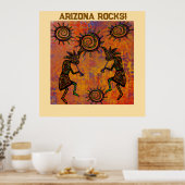 Kokopelli-kunst poster (Keuken)