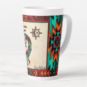 Kokopelli Latte Mug Sud-Ouest (Angle droit)