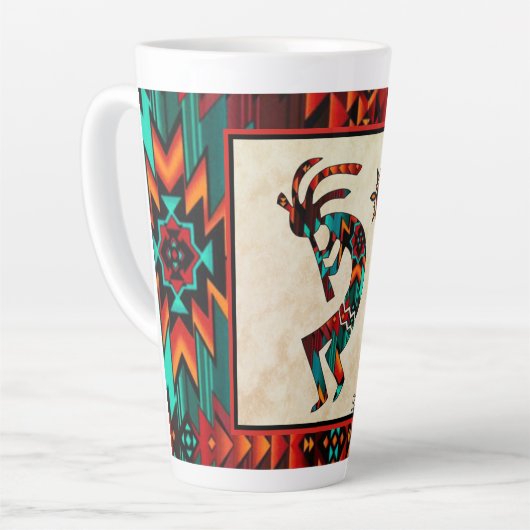 Kokopelli Latte Mug Sud-Ouest (Angle gauche)