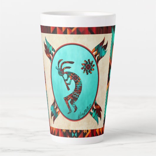 Kokopelli Latte Mug Sud-Ouest (Devant)