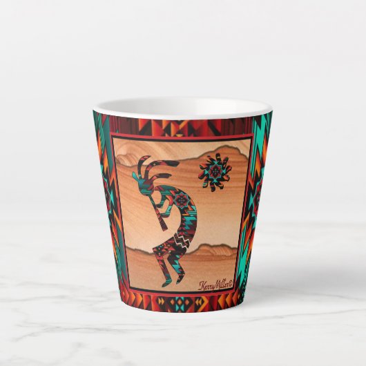 Kokopelli Latte Mug Sud-Ouest (Devant)
