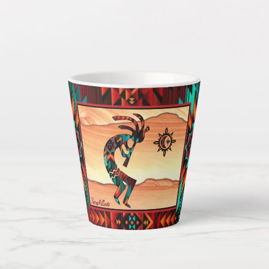 Kokopelli Latte Mug Sud-Ouest (Devant)