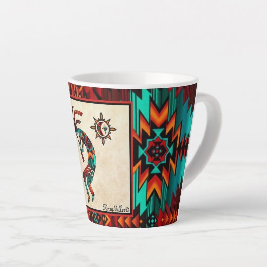 Kokopelli Latte Mug Sud-Ouest (Angle droit)