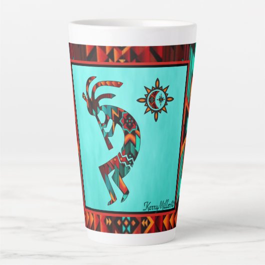 Kokopelli Latte Mug Sud-Ouest (Devant)