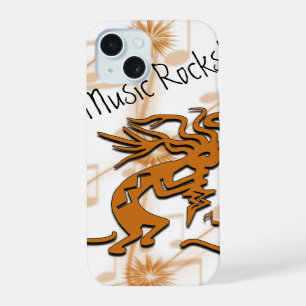 Kokopelli le faiseur de joie musical avec des note