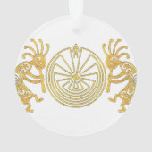 KOKOPELLI / L'HOMME DANS LE MAZE or + vos idées (dos)