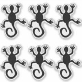Kokopelli Lizard Silhouette Crafting Set Vinyl Sticker (Voorkant)