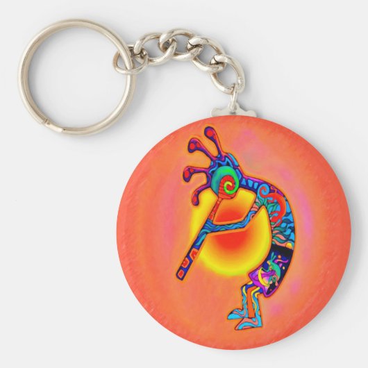Kokopelli Lizard Sun Sleutelhanger (Voorkant)