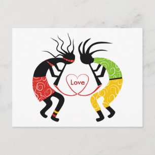 Kokopelli Love Briefkaarten