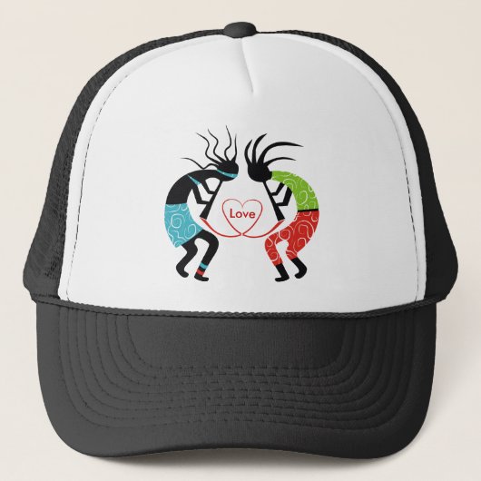 Kokopelli Love Casquettes (Devant)