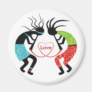 Kokopelli Love Magnets