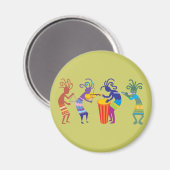 Kokopelli magneet (Voorkant / Achterkant)