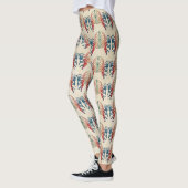 KOKOPELLI / MAN IN DE MAZE gekleurd + uw ideeën Leggings (Links)